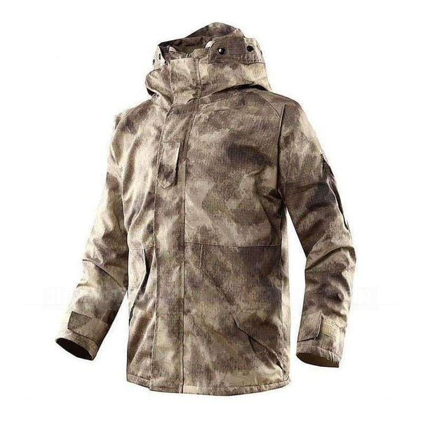 Planet Gates Black / S Windbreaker Hoody Softshell Outdoor Warm hunting Jacket Mandrake Extended Cold Weather Outerwear Kypteck