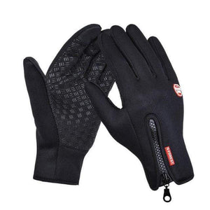 Planet Gates black / S Windstopper Waterproof gloves bike riding gloves winter full finger horse riding gloves warm fishing GEL glove