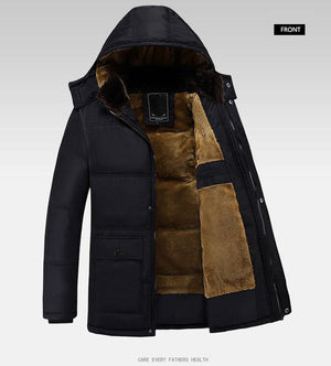 Planet Gates black / S Winter jacket men men's coat winter brand man clothes casacos masculino Thick winter coat