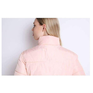 Planet Gates Black / S Winter Jacket Women 2018 Knee Length Pink Coat Camperas Mujer Abrigo Invierno 2018 Female Overcoat Parkas For Women