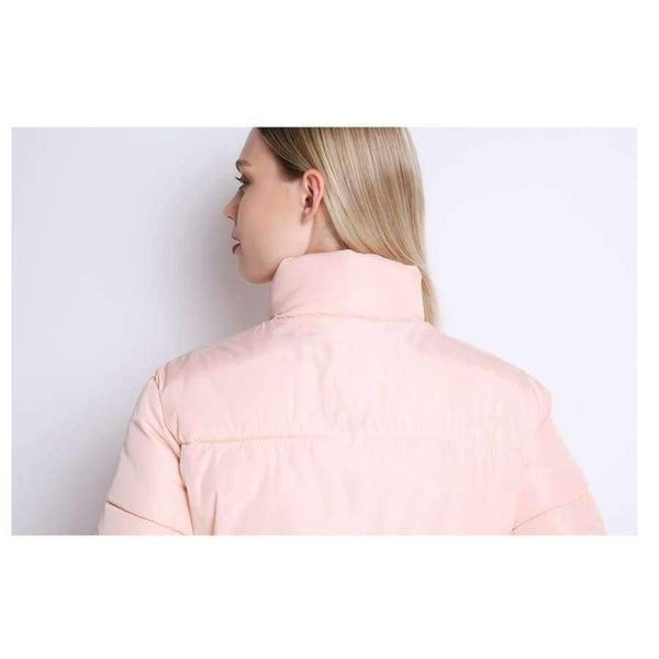 Planet Gates Black / S Winter Jacket Women 2018 Knee Length Pink Coat Camperas Mujer Abrigo Invierno 2018 Female Overcoat Parkas For Women