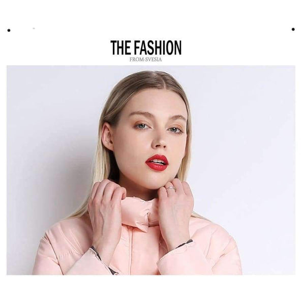 Planet Gates Black / S Winter Jacket Women 2018 Knee Length Pink Coat Camperas Mujer Abrigo Invierno 2018 Female Overcoat Parkas For Women