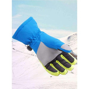 Planet Gates Black / S Winter Professional Ski Gloves Girls Boys Adult Waterproof Warm Gloves Snow Kids Windproof Skiing Snowboard Gloves