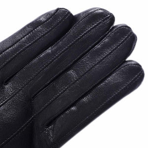 Planet Gates Black  S Winter Warm Gloves Genuine Sheepskin Leather Gloves Male Touch Screen Gloves Mittens Winter Gloves Male
