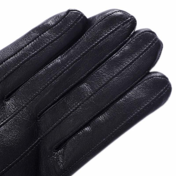 Planet Gates Black  S Winter Warm Gloves Genuine Sheepskin Leather Gloves Male Touch Screen Gloves Mittens Winter Gloves Male