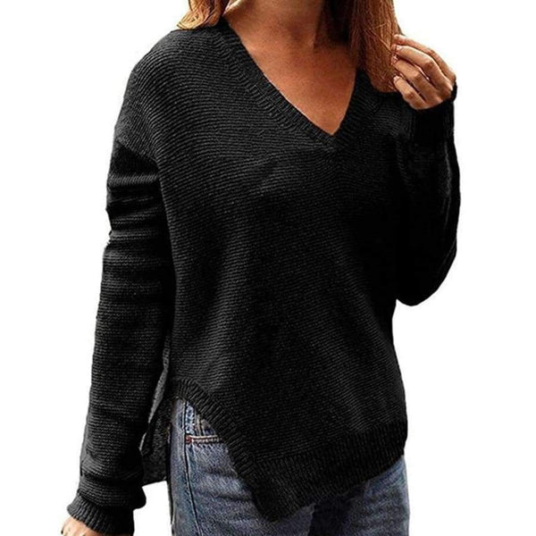 Planet Gates Black / S Women Winter Sweater Plus Size Large Long Sleeve Female Oversized Sweaters Pullover Jumper Jersey Winter Knitted Sweater