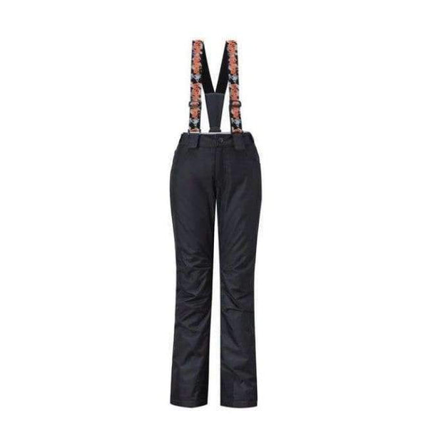 Planet Gates Black / S Womens Ski Suits Ladies Ski Jacket And Pants Waterproof Warm Cross Country Skiing And Snowboarding Jackets