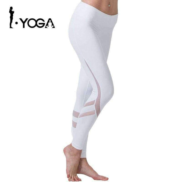 Planet Gates Black / S Yoga Sports Leggings For Women Sports Tight Mesh Yoga Leggings Yoga Pants Women Running Pants Tights for Women K9-002