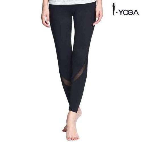 Planet Gates Black / S Yoga Sports Leggings For Women Sports Tight Mesh Yoga Leggings Yoga Pants Women Running Pants Tights for Women K9-002