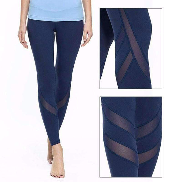 Planet Gates Black / S Yoga Sports Leggings For Women Sports Tight Mesh Yoga Leggings Yoga Pants Women Running Pants Tights for Women K9-002