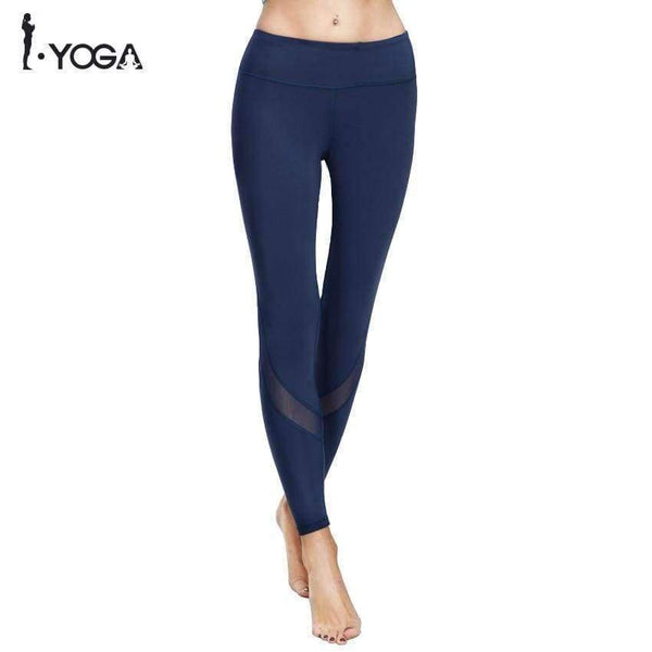 Planet Gates Black / S Yoga Sports Leggings For Women Sports Tight Mesh Yoga Leggings Yoga Pants Women Running Pants Tights for Women K9-002