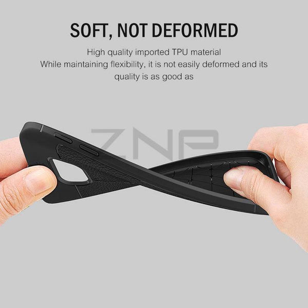 Planet Gates Black / S6 ZNP Luxury Silicone Litchi Leather Carbon Fiber Cover Case For Samsung Galaxy S6 S7 Edge A8 A3 A5 A7 J5 J7 2016 2017 Phone Case