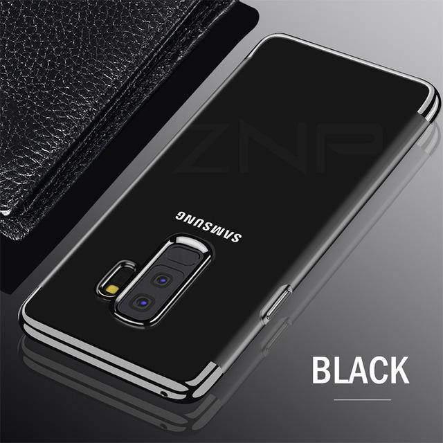 Planet Gates Rose Gold / S8 ZNP Luxury Soft TPU Silicone Phone Cases For Samsung Galaxy S9 S8 Plus Note 8 Case Full Cover For Samsung S9 S8 Case Phone Shell