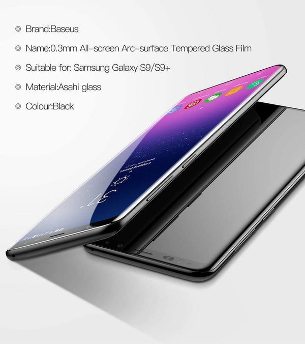 Planet Gates Black / S9 Baseus 3D Surface Screen Protector For Samsung Galaxy S9 S9+ Ultra Thin Full Coverage Tempered Glass For Samsung S9 S9 Plus
