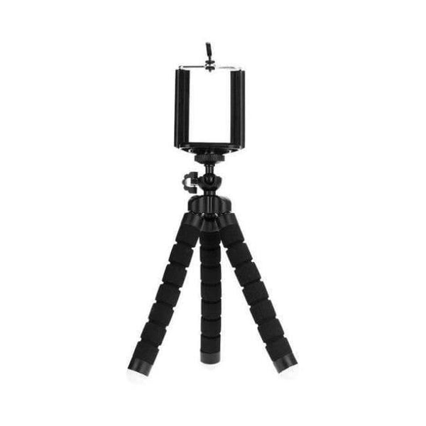 Planet Gates Black Samsung Xiaomi Huawei Phone Mobile Camera Holder Clip Mini Flexible Gorillapod Octopus Tripod stativ Stand for GoPro