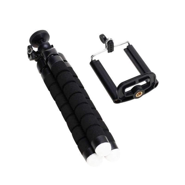 Planet Gates Black Samsung Xiaomi Huawei Phone Mobile Camera Holder Clip Mini Flexible Gorillapod Octopus Tripod stativ Stand for GoPro