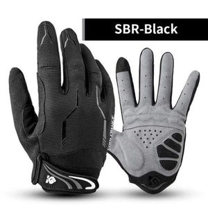 Planet Gates Black SBR / M 10 Colors Winter Women Men's Cycling Gloves Full Finger with GEL Pad  Shockproof MTB Mountain Bike Bicycle Gloves