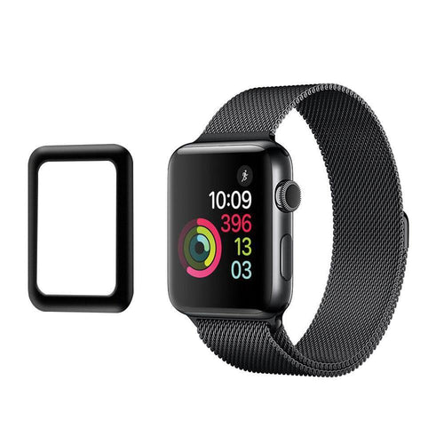 Planet Gates black Screen Glass Film Screen Protector Ultra Thin Anti-Bubble Bumper Case Tempered Glass Film Frame Anti-Scratch HD