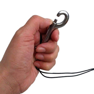 Planet Gates Black Scuba Diving Dive Swim Aluminum Alloy Finger Reel Spool with 15m Line Bolt Snap Swimming Diving Accessories