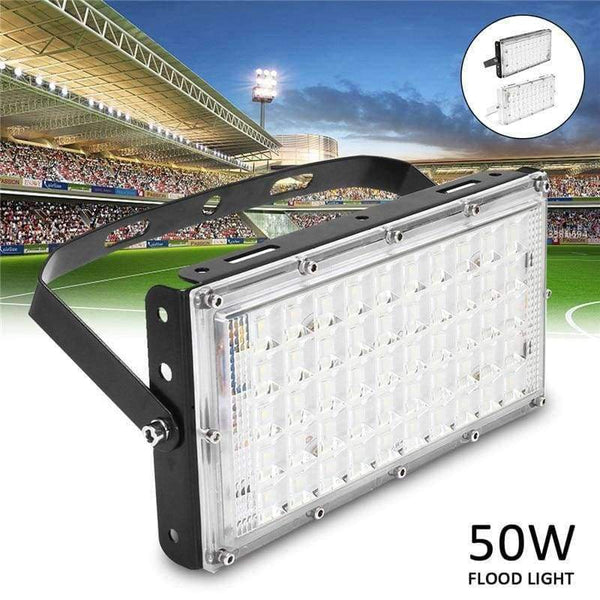 Planet Gates Black Shell Mising LED Flood Light Outdoor Floodlight LED 50W Waterproof IP65 AC185-265V Searchlight Garden Lights Outdoor 220v