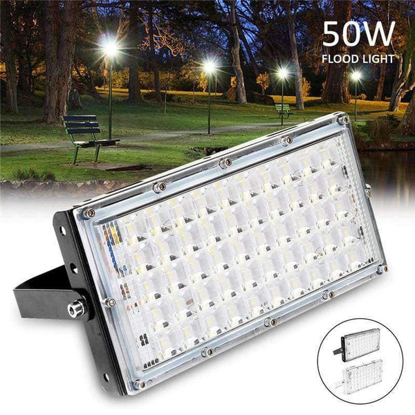 Planet Gates Black Shell Mising LED Flood Light Outdoor Floodlight LED 50W Waterproof IP65 AC185-265V Searchlight Garden Lights Outdoor 220v