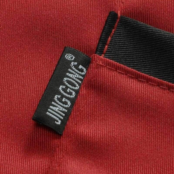 Planet Gates black short / One Size Chef Uniforms Women Dress Restaurant Kitchen Wear Men Clothes Waterproof Oil-proof with Pocket Cafe Waitress Cook Chef Aprons