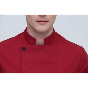 Planet Gates Black Short-sleeve Chef Uniforms Restaurant Hotel Chef Jacket Kitchen Cook Suit Man Woman Kitchen Work Clothes Overalls Blue Red