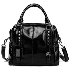 Oil Wax Leather Retro Style Handbag Luxury Handbags Women Bags Designer Mochilas