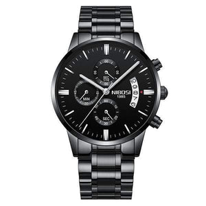 Planet Gates Black Silver Hand S Watch Men Gold And Black Mens Watches Top Brand Luxury Sports Watches  Reloj Hombre Waterproof