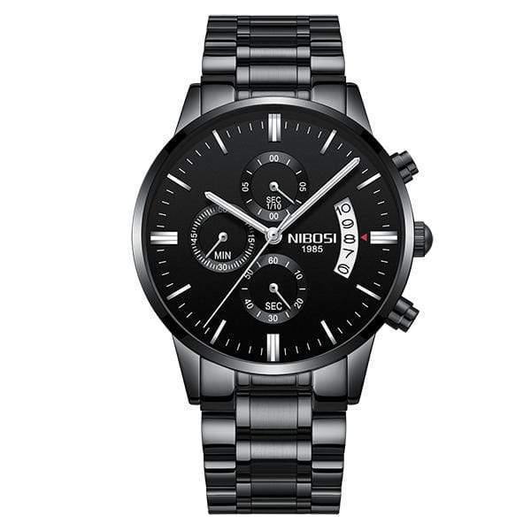 Planet Gates Black Silver Hand S Watch Men Gold And Black Mens Watches Top Brand Luxury Sports Watches  Reloj Hombre Waterproof