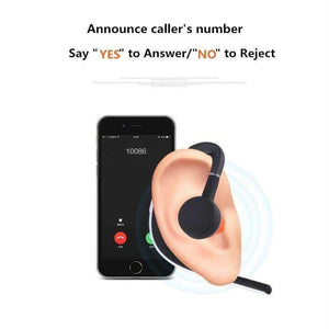 Planet Gates Black Silver Handsfree Business Bluetooth Headphone With Mic Voice Control Wireless Bluetooth Headset For Drive Noise Cancelling