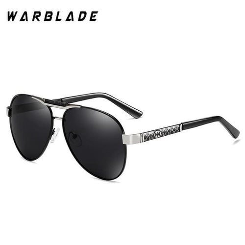 Planet Gates Black silver Mens Polarized Sunglasses for Sports Outdoor Driving Polaroid Sunglasses Men Pilot Metal Frame Sun Glasses Gafas De