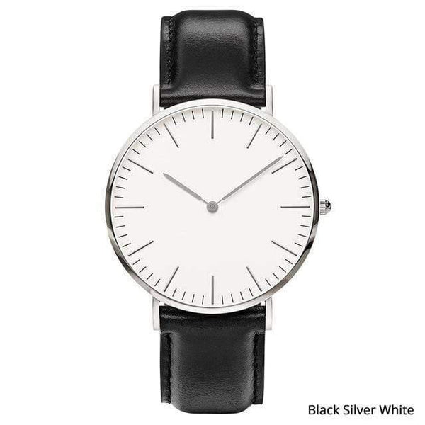 Planet Gates Black silver white Mens Stainless Steel Bracelet Quartz Watch Fashion Rose Gold Silver Man Watch Style Men Dress Watch 40mm