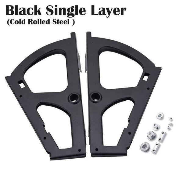 2PCS Furniture Hinges Shoes Drawer Cabinet Hinge Rack Metal Accessories Stainless Steel Foldable Self Fitting Hardware