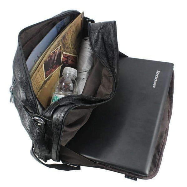 Planet Gates Black Size L Fashion Multi-Function Full Grain Genuine Leather Travel Bag Men's Leather Luggage Travel Bag Duffle Bag Large Tote Weekend Bag