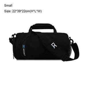 Planet Gates Black Small Gym Bags For Training Bag 2018 Tas Fitness Travel Sac De Sport Outdoor Sports Shoes Women Dry Wet Gymtas Yoga Bolsa XA103WA