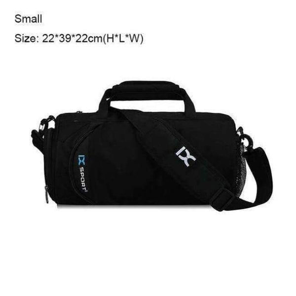 Planet Gates Black Small Gym Bags For Training Bag 2018 Tas Fitness Travel Sac De Sport Outdoor Sports Shoes Women Dry Wet Gymtas Yoga Bolsa XA103WA