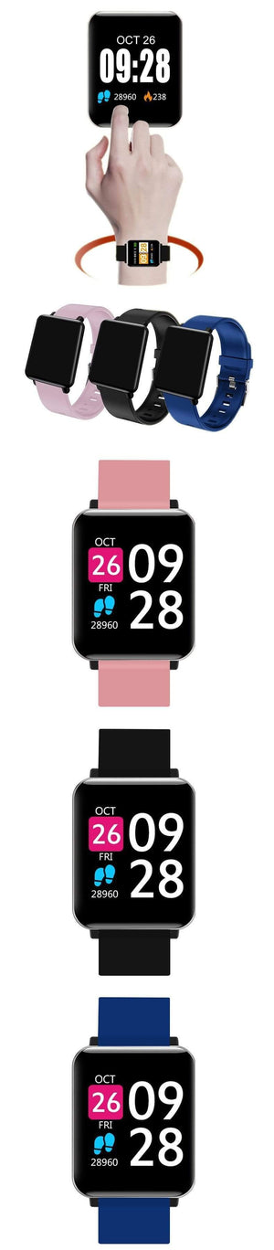 Planet Gates black Smart Watch Children Watches For Girls Boys Kids Student Electronic Wristwatch LED Digital Child Wrist Clock Smartwatch