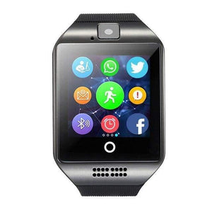 Planet Gates Black Smart Watch Smartwatch Sleep Fitness Tracker NFC Bluetooth Phone Clock Support SIM Card Wristwatch for huawei xiaomi phone