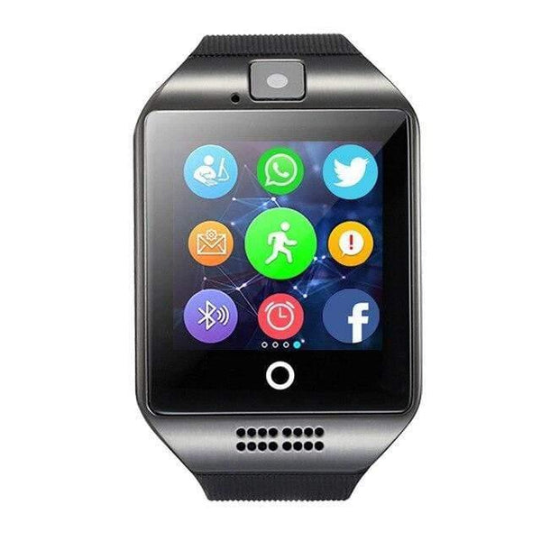 Planet Gates Black Smart Watch Smartwatch Sleep Fitness Tracker NFC Bluetooth Phone Clock Support SIM Card Wristwatch for huawei xiaomi phone