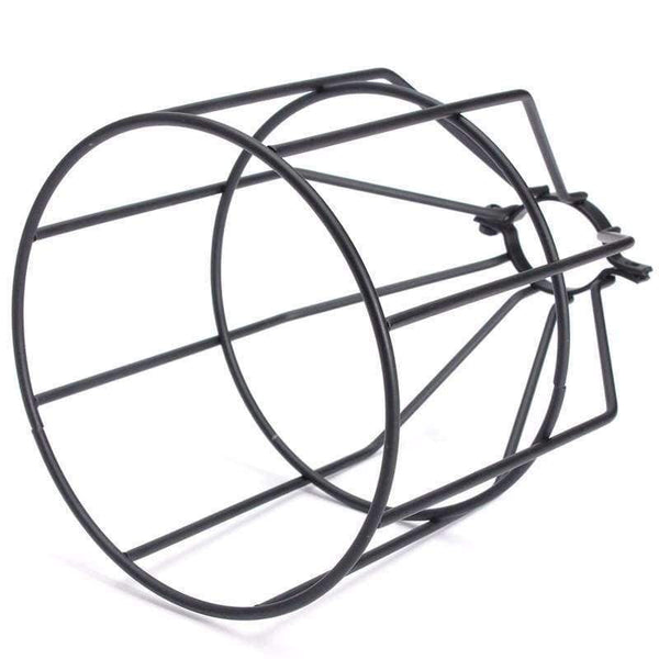 Planet Gates Black Smuxi E27 Vintage Steel Bulb Guard Clamp On Metal Lamp Cage Retro Trouble Light Industrial Lamp Covers Lamp Shades Lanterns