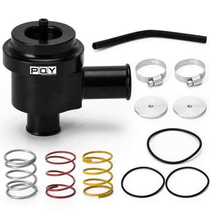 Planet Gates Black / SPAIN Aluminum Recirculate Diverter Valve Turbo Blow Off Valve Boost For Volkswagen Golf Jetta 2000-2005 for Audi 1.8T 2.7T 1998-2006