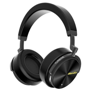 Planet Gates Black / Spain Bluedio T5 Active Noise Cancelling Wireless Bluetooth Headphones Portable Headset with microphone for phones and music