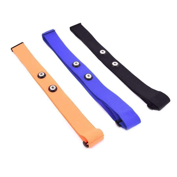 Planet Gates Black Sport Heart Rate Monitor Fitness Equipment Elastic Chest Mount Belt Strap Bands for Body Building