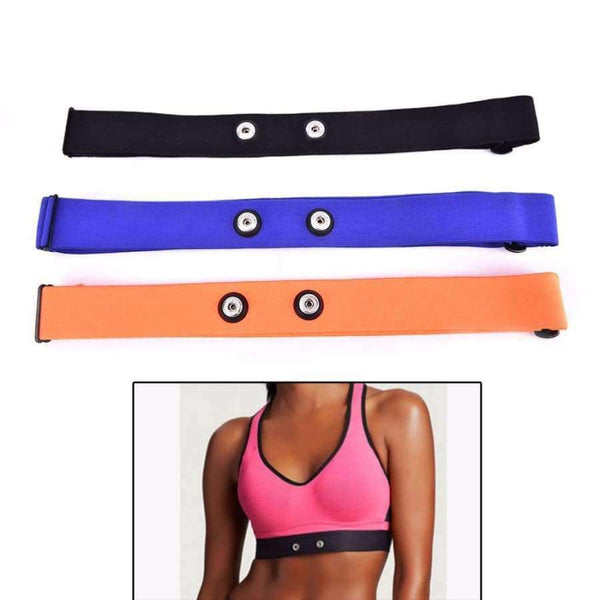 Planet Gates Black Sport Heart Rate Monitor Fitness Equipment Elastic Chest Mount Belt Strap Bands for Body Building