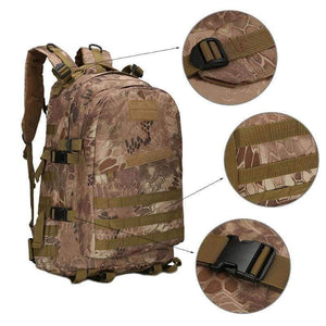 Planet Gates Black Sports Bags Military 3D Tactical Backpack 40L Camouflage Oxford Waterproof Outdoor Camping Climbing  Sports Backpacks