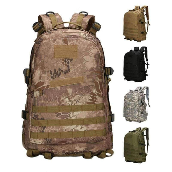 Planet Gates Black Sports Bags Military 3D Tactical Backpack 40L Camouflage Oxford Waterproof Outdoor Camping Climbing  Sports Backpacks