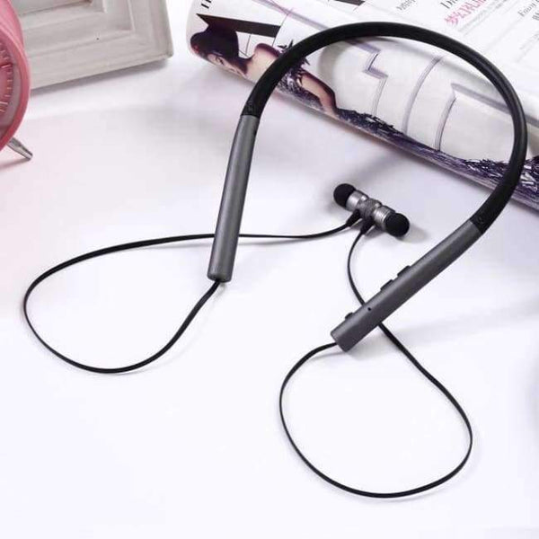 Planet Gates black Sports Earphone Bluetooth Headphone Sweat Proof Magnetic Earpiece Stereo Wireless Headset for Mobile Phone for iphone
