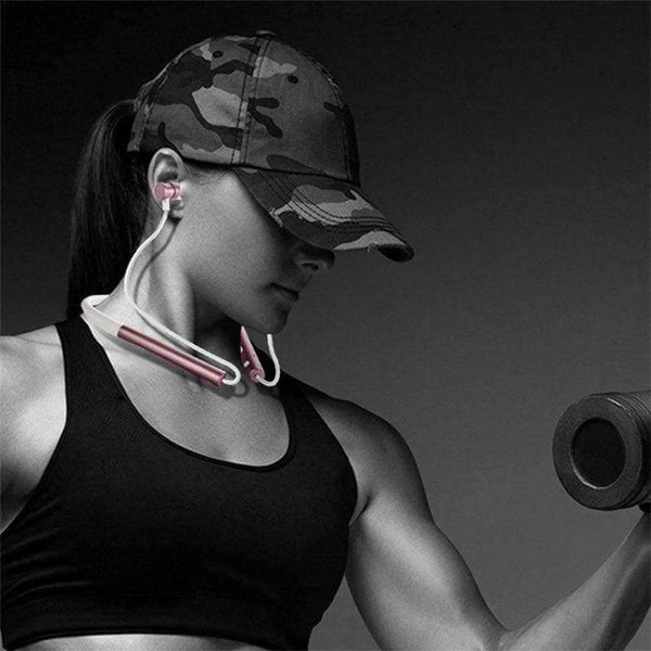 Planet Gates black Sports Earphone Bluetooth Headphone Sweat Proof Magnetic Earpiece Stereo Wireless Headset for Mobile Phone for iphone