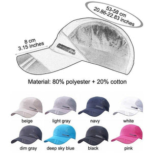 Planet Gates black Sports Hat Lightweight Breathable Soft Outdoor Run Cap Waterproof Headgear